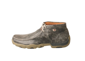 Twisted X Mens Driving Mocs Grey