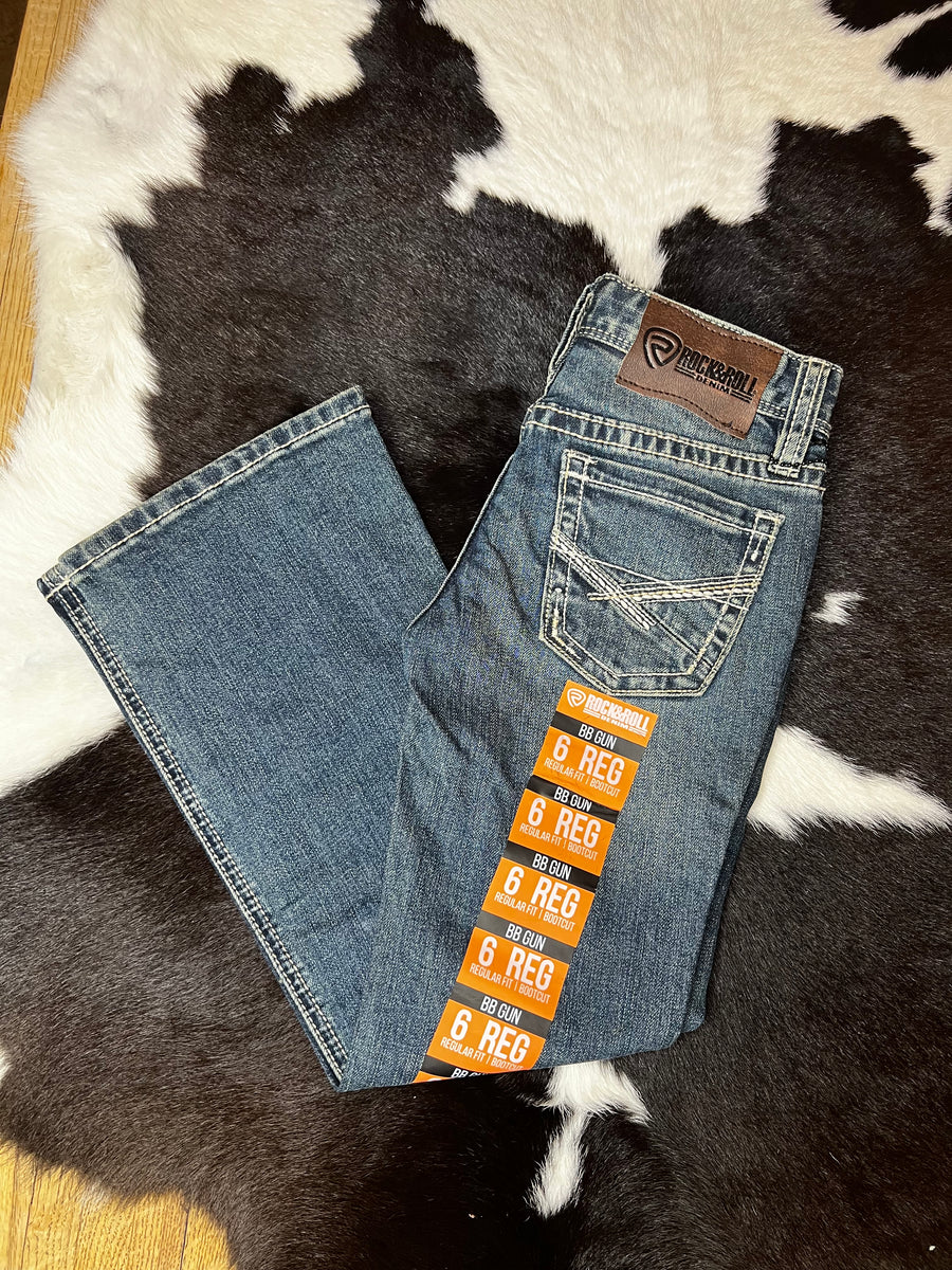 Boys BB Gun Regular Bootcut- Rock & Roll Denim Jeans